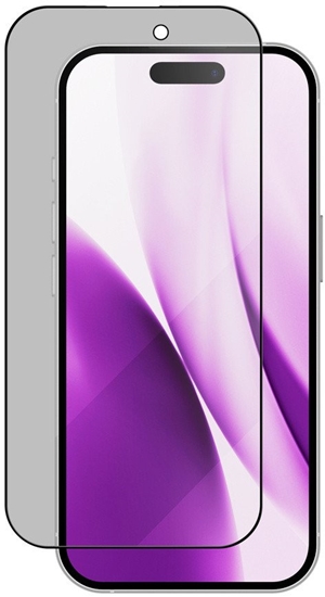 Изображение JCPal Preserver Privacy Tempered Glass Screen Protector - prywatyzujce szko hartowane do iPhone 17 Pro Max