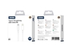 Picture of Jellico B1 Durable-Soft iPhone & iPad USB-C to Lightning Data & Fast PD 20W Charger Cable 1m White