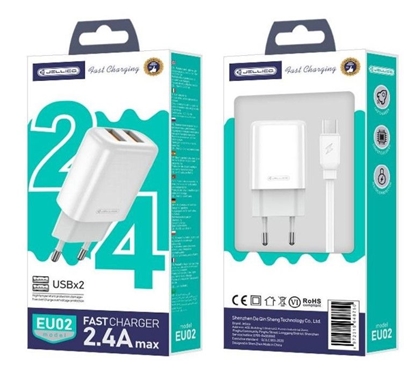 Picture of Jellico B1 Durable-Soft Universal USB-C to USB-C Data & Fast PD 20W Charger Cable 1m White