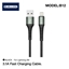 Picture of Jellico B12 Nylon Braided iPhone & iPad Lightning to USB Data & Fast 3.1A Charger Cable 2m Black