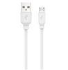 Picture of Jellico B15 Durable-Soft Universal Micro USB to USB Data & Fast 3.1A Charger Cable 1m White