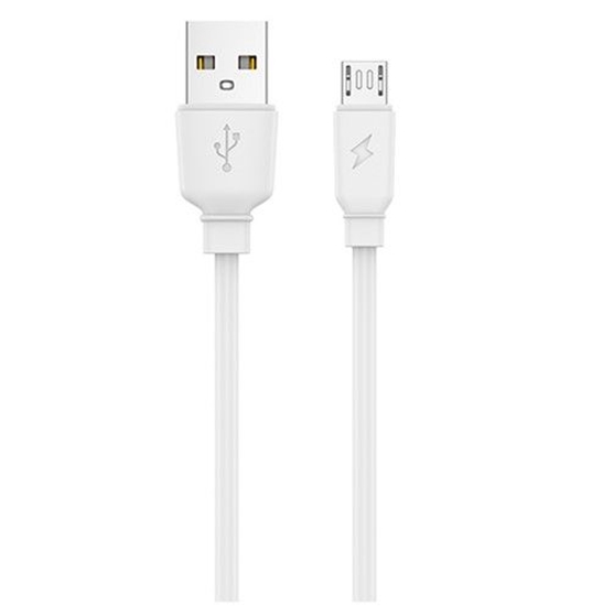 Picture of Jellico B15 Durable-Soft Universal Micro USB to USB Data & Fast 3.1A Charger Cable 1m White