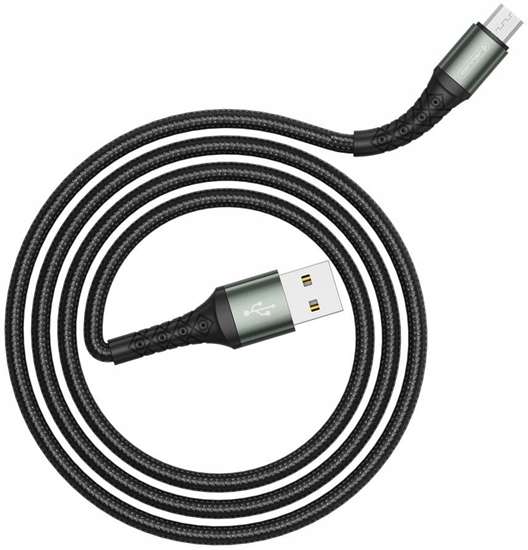 Picture of Kabel USB Jellico USB-A - microUSB 1 m Czarny (6974929201579)