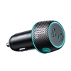 Picture of Joyroom 2x USB C 70W car charger with LED backlight Black