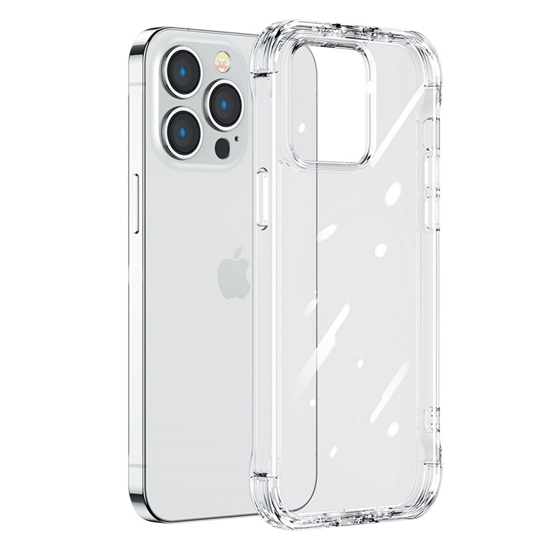 Изображение Joyroom Joyroom Defender Series Case Cover for iPhone 14 Pro Max Armored Hook Cover Stand Clear (JR-14H4)