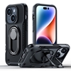 Picture of Joyroom Joyroom Dual Hinge case for iPhone 14 Plus armored case with a stand and a ring holder black