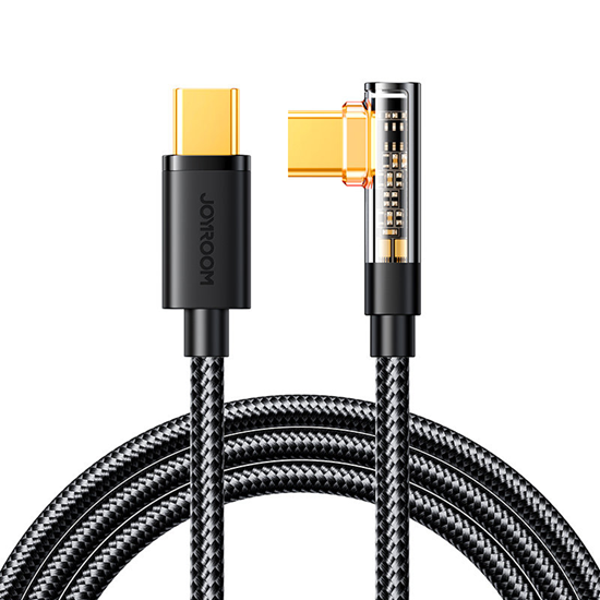 Picture of Joyroom USB C cable angled - USB C for fast chargi