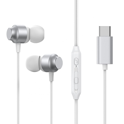 Изображение Joyroom Joyroom JR-EC06 USB-C in-ear headphones - silver
