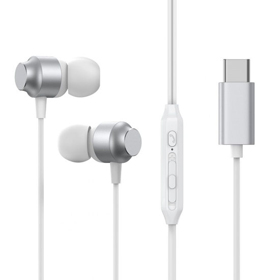 Изображение Joyroom Joyroom JR-EC06 USB-C in-ear headphones - silver