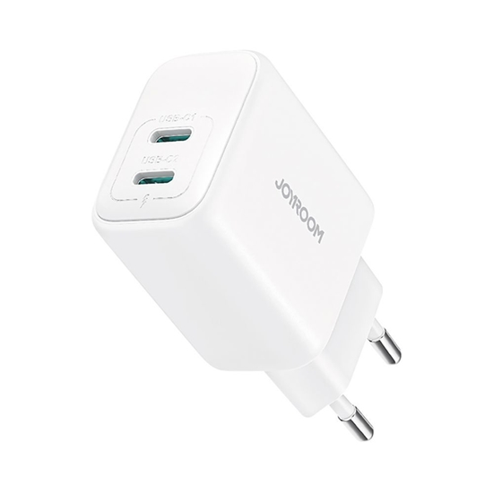 Picture of Joyroom Joyroom JR-TCF12 mains charger 2x USB-C 20W PD / QC 3.0 - white