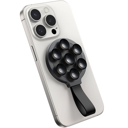 Attēls no Joyroom Joyroom JR-ZS393 magnetic phone holder with suction cups - black