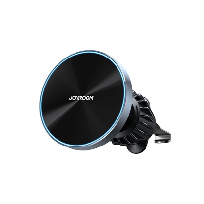 Attēls no Joyroom Joyroom magnetic car holder 15W wireless charger for air vent black (JR-ZS240 Pro)