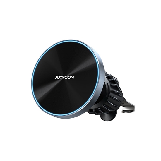 Изображение Joyroom Joyroom magnetic car holder 15W wireless charger for air vent black (JR-ZS240 Pro)