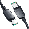 Изображение Joyroom Joyroom Multi-Color Series A14 USB-C / USB-C 60W Cable 1.2m - Black