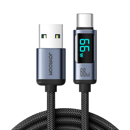 Изображение Kabel USB Joyroom USB-A - USB-C 1.2 m Czarny (S-AC066A16)