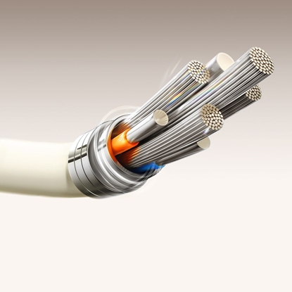 Attēls no Joyroom Joyroom S-A53 3A USB-A - USB-C Cable with Fluorescent Tip 1.2m - Beige