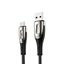 Изображение Joyroom Joyroom Sharp Series S-M411 USB-A / micro USB 3A 1.2m Cable with Charging Indicator - Black