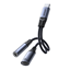 Picture of Joyroom Joyroom SY-C02 2in1 DAC adapter USB-C to USB-C / 3.5 mm mini jack - black