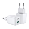 Picture of Joyroom Joyroom wall charger (EU plug) USB / USB Type C 30W Power Delivery QuickCharge 3.0 AFC FCP white (L-QP303)