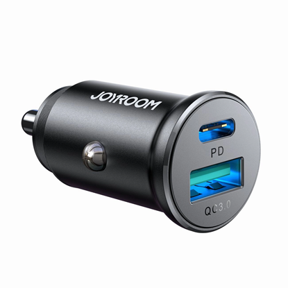 Attēls no Joyroom JR-CCN05 30W USB-A USB-C mini auto lādētāj
