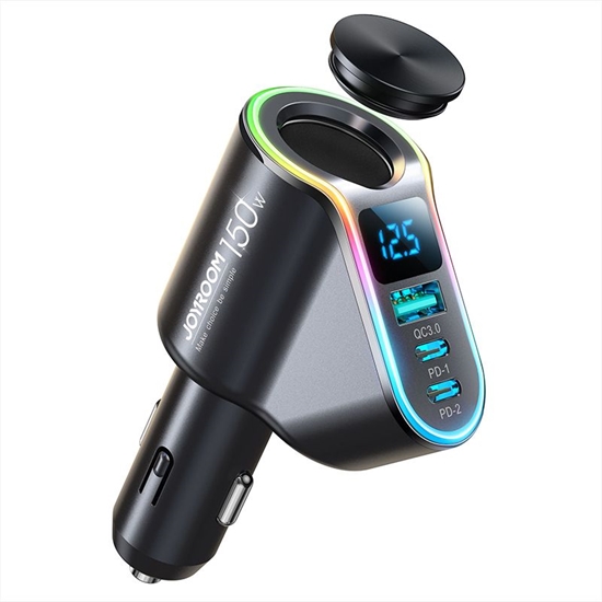 Picture of Joyroom JR-CL21 4in1 Car Charger / Bluetooth / FM Transmitter