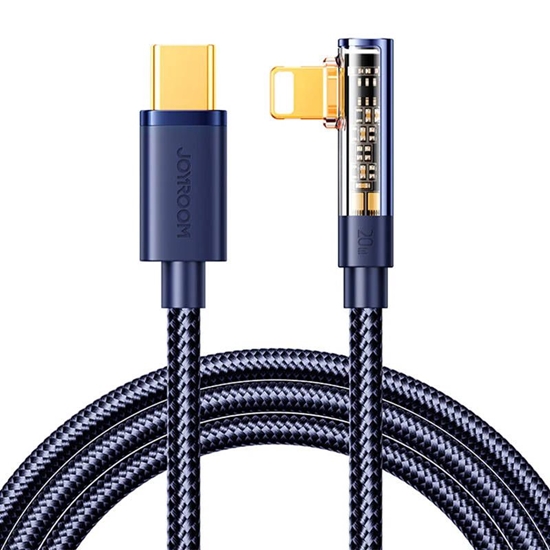 Изображение Kabel USB Joyroom USB-C - Lightning 1.2 m Niebieski (S-CL020A6 1.2m Blue)