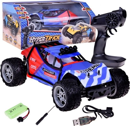 Picture of Jokomisiada Autko r/c Zestaw auto zdalnie sterowane HYPER TRUCK OFF-ROAD na pilota RC0641 CZ