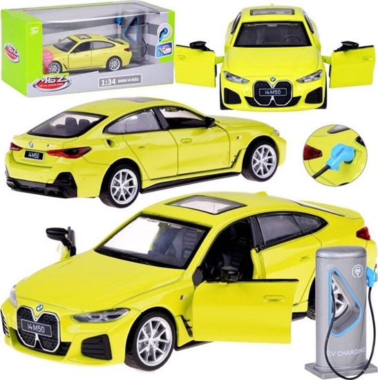 Picture of Jokomisiada Auto metalowe Elektryczne BMW i4 M50 Gran Coupe dwik wiata ZA5044