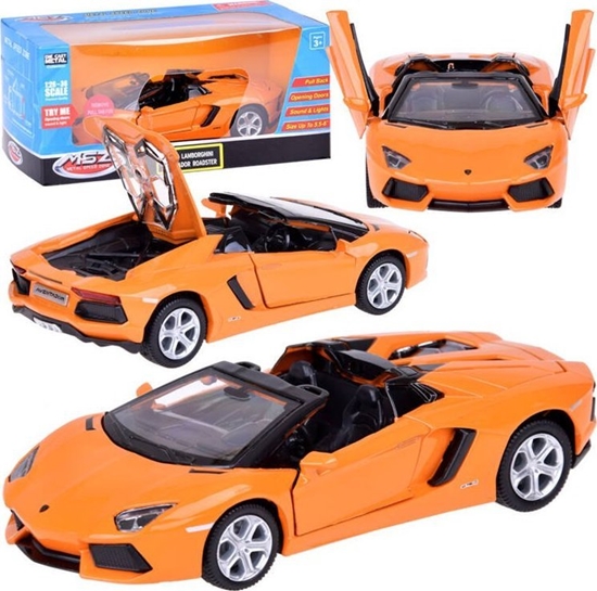 Picture of Jokomisiada Auto metalowe model Lamborghini Aventador Roadster 1:32 interaktyw. ZA5053