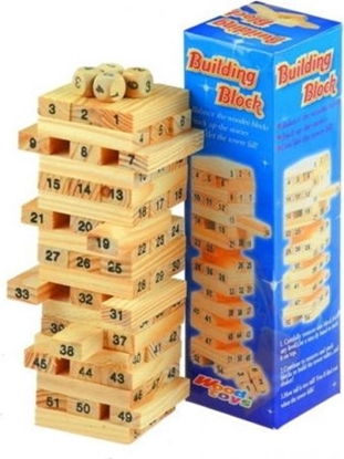 Изображение Jokomisiada Drewniane Klocki JENGA CHWIEJCA SI WIEA GR0189
