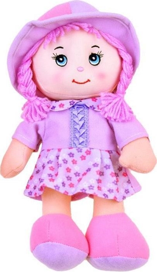 Picture of Jokomisiada Lalka Zuzia w kapeluszu szmaciana lala 28cm ZA2654