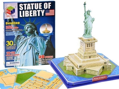 Изображение Jokomisiada Przestrzenne Puzzle 3D Statua Wolnoci USA ZA1579