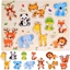 Picture of Jokomisiada Puzzle drewniane ZWIERZAKI ukadanka 10 ele ZA4721