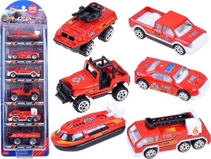 Picture of Jokomisiada Resoraki zestaw 6szt stra poarna metalowe ZA3505