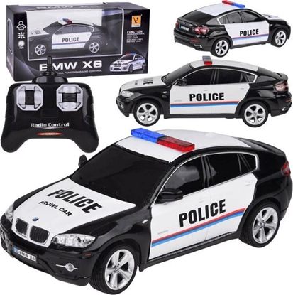 Picture of Jokomisiada Sportowy radiowóz BMW X6 auto sterowane na pilota RC0660 CY