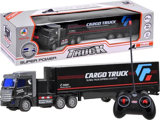 Изображение Jokomisiada Tir z naczep na pilota 27 MHz ciarówka RC0566