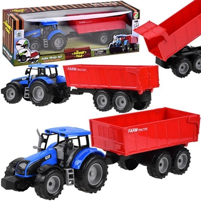 Picture of Jokomisiada Traktor z przyczep maszyna farmera rolnika ZA4345