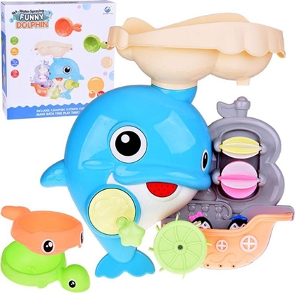 Attēls no Jokomisiada Wesoy Delfin zabawka do kpieli + ódka z pingwinami ZA5064