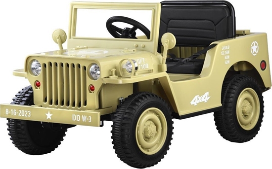 Picture of Jokomisiada Wojskowe Auto na akumulator Willys 4x4 + pilot