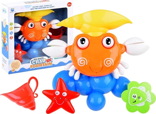 Picture of Jokomisiada Zabawka do kpieli Kolorowy krab z fontanna ZA3698