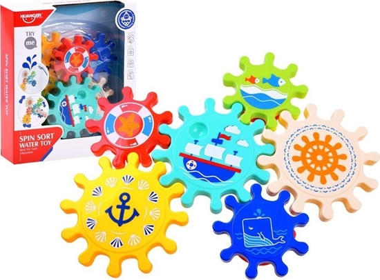 Picture of Jokomisiada Zabawka do wody kolorowe Trybiki zbatka ZA3407