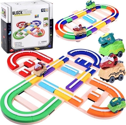 Picture of Jokomisiada Zbuduj tor samochodowy auto dinozaur 143ele ZA4195