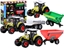 Изображение Jokomisiada Zestaw 3 x Traktor + przyczepa dla farmera ZA3908