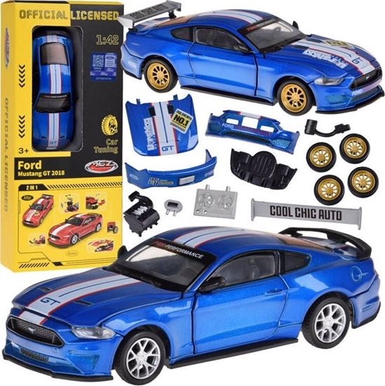 Picture of Jokomisiada Zestaw Metalowe auto TUNING licencjonowane Ford Mustang GT 1:42 ZA5057