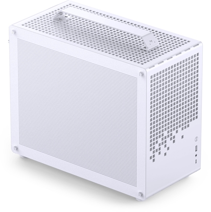 Изображение Jonsplus Z20 Mesh PC-Gehuse, Mini Tower, Micro-ATX, mit Tragegriff - wei