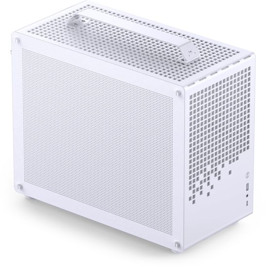 Изображение Jonsplus Z20 Mesh PC-Gehuse, Mini Tower, Micro-ATX, mit Tragegriff - wei
