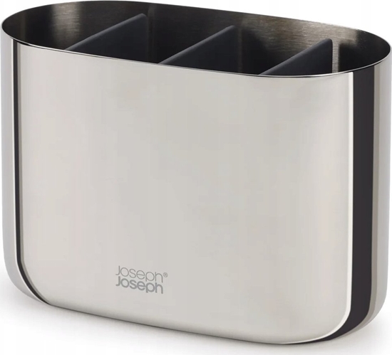 Picture of Joseph Joseph EasyStore Luxe Large Toothbrush Caddy St. Steel