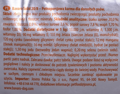 Изображение JOSERA Bavaro Solid - dry dog food - 18 kg