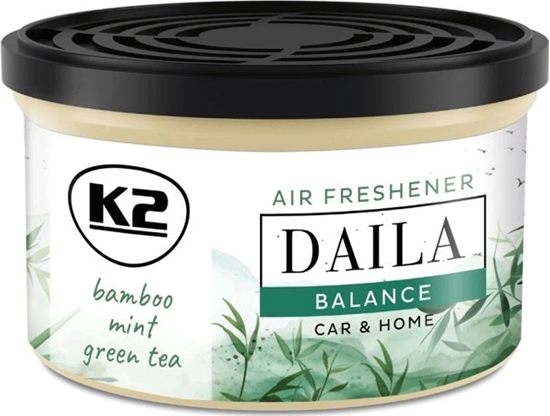 Picture of K2 DAILA BALLANCE Zapach w Puszce do Auta Samochodu do Domu Mita Bambus