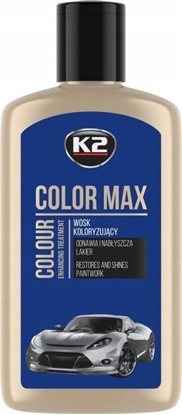 Изображение K2 K2 WOSK KOLORYZUJCY, NABYSZCZA I CHRONI. COLOR MAX 250 NIEBIESKI 250ML